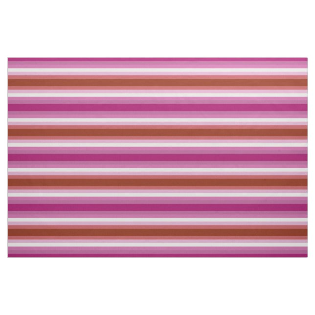 Tecido Bandeira do Orgulho Lésbico (Fat Quarter)