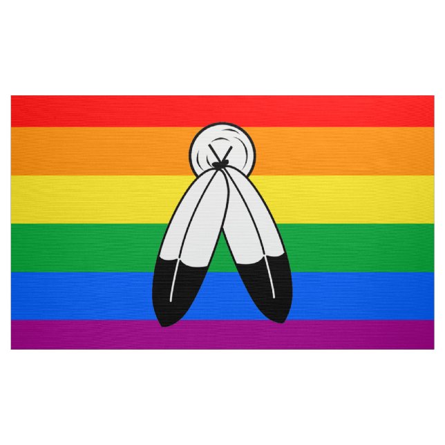 Tecido Bandeira do Orgulho LGBTQ+ Two-Spirit (Jarda)