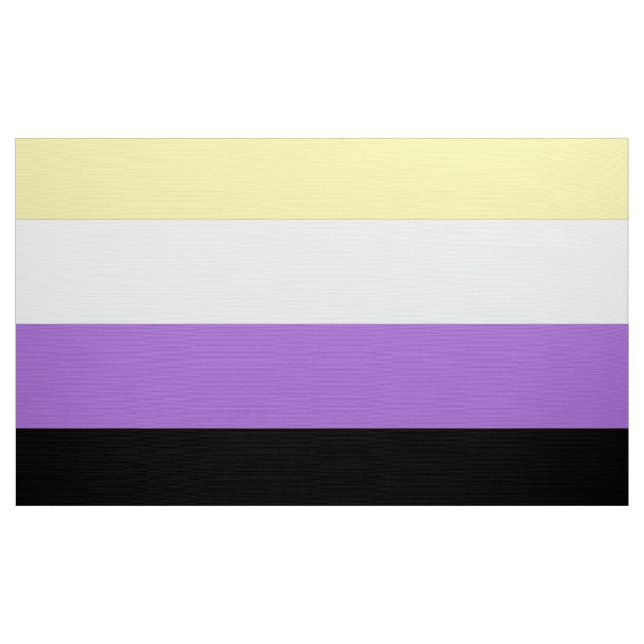 Tecido Bandeira do Orgulho Não Binário (Jarda)