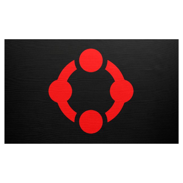 Tecido Bandeira do Orgulho Niche (Preta) (Jarda)