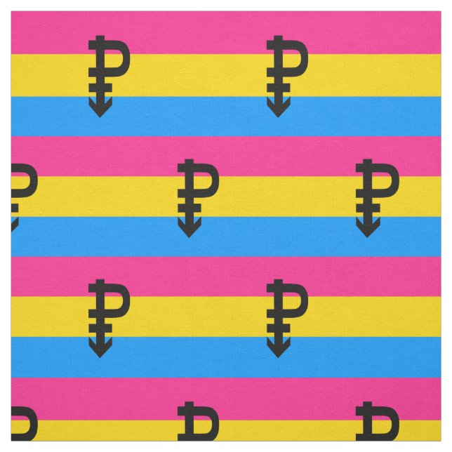 Tecido Bandeira do Orgulho Pansexual (Modelo)