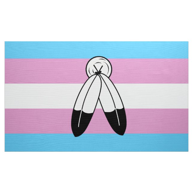 Tecido Bandeira do Orgulho Trans Gêmeo Espírito (Jarda)