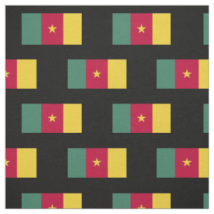 Tecido Bandeira dos Camarões