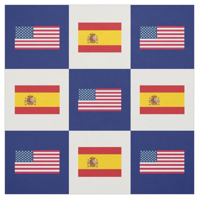 Tecido Bandeira dos Estados Unidos, Bandeira de Espanha e (Modelo)