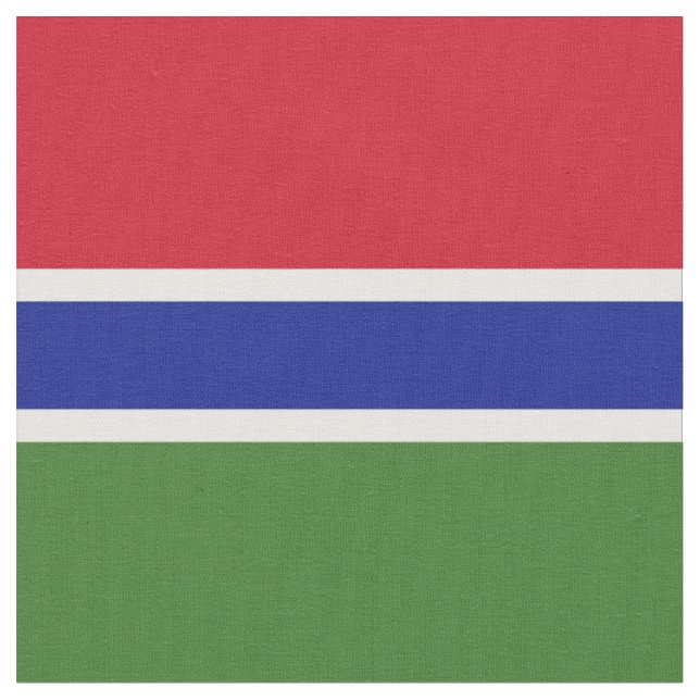 Tecido Bandeira Gâmbia (Detalhe)