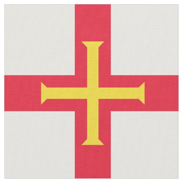 Tecido bandeira Guernsey (Detalhe)