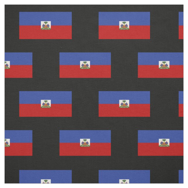 Tecido Bandeira haitiana clássica (Modelo)