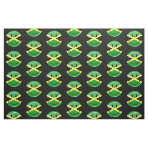 Tecido Bandeira jamaicana sorridente