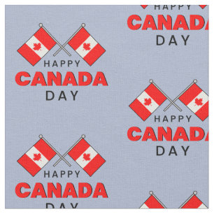 Tecido Bandeira Nacional Canadense Feliz Dia do Canadá
