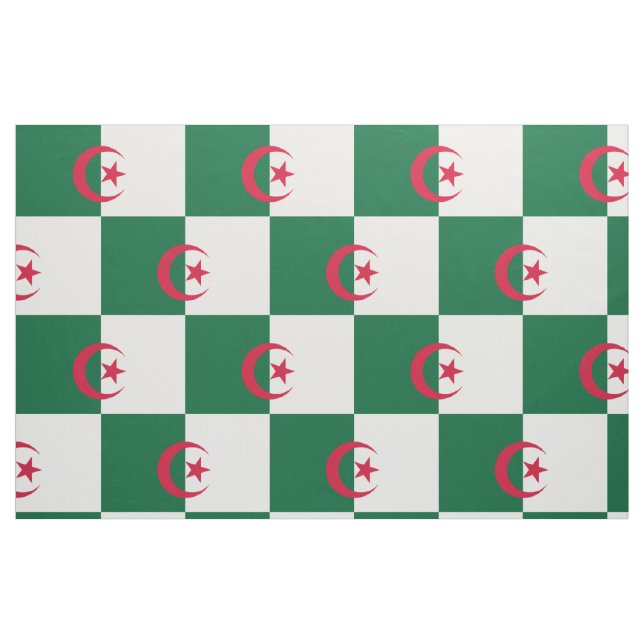 Tecido Bandeira Patriótica Argelina (Fat Quarter)