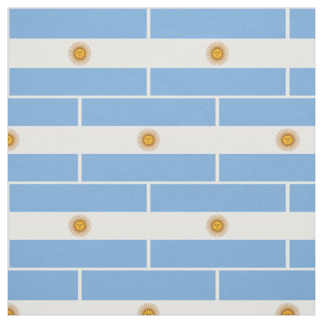 Tecido Bandeira Patriótica Argentina (Modelo)