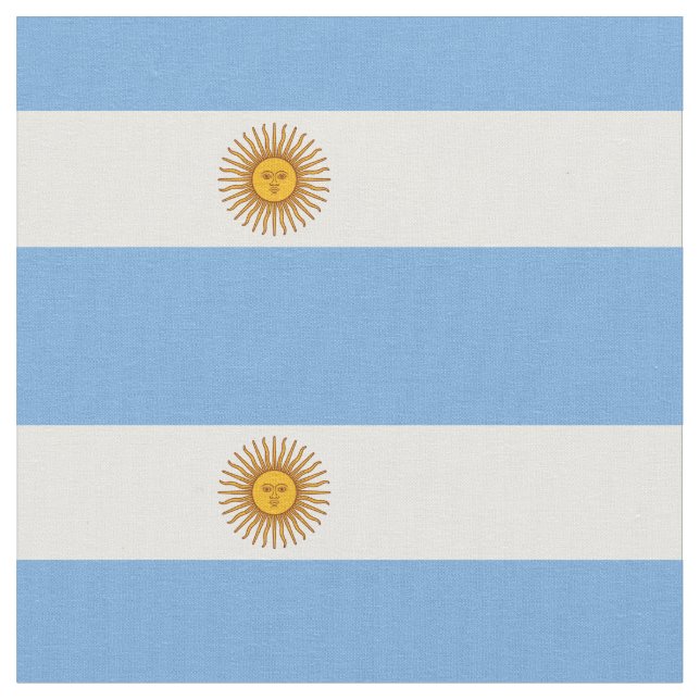 Tecido Bandeira Patriótica Argentina (Detalhe)