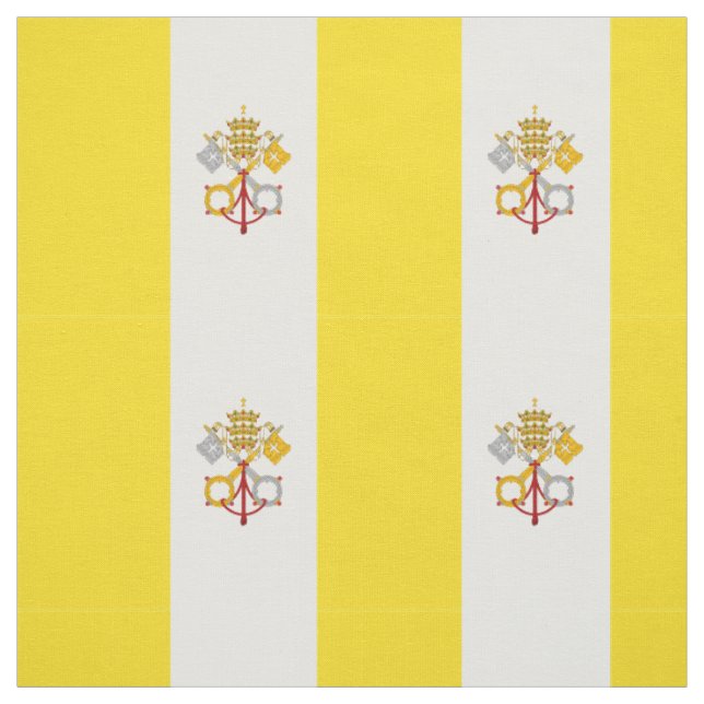 Tecido Bandeira Patriótica da Cidade do Vaticano (Modelo)