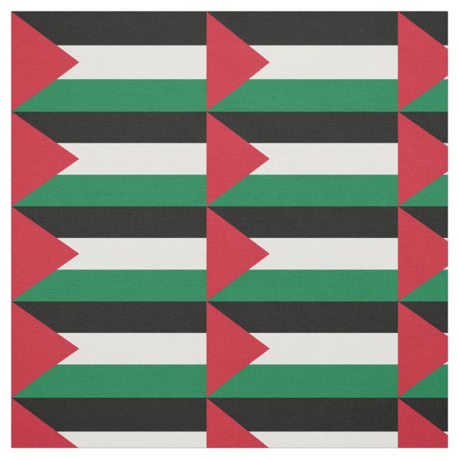 Tecido Bandeira Patriótica da Palestina (Modelo)