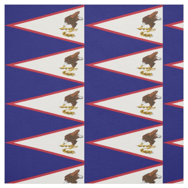 Tecido Bandeira Patriótica da Samoa Americana (Modelo)