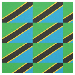Tecido Bandeira Patriótica da Tanzânia