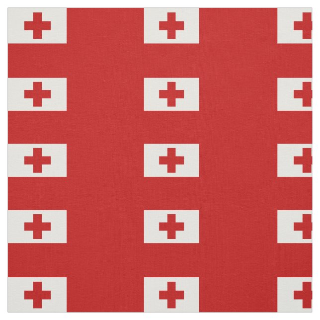 Tecido Bandeira Patriótica de Tonga (Modelo)