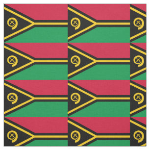 Tecido Bandeira Patriótica de Vanuatu