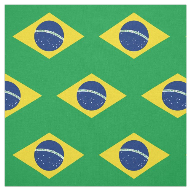 Tecido Bandeira Patriótica do Brasil (Modelo)
