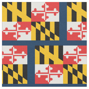 Tecido Bandeira Patriótica do Estado de Maryland