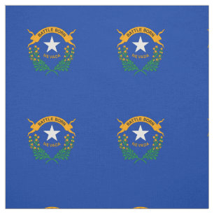 Tecido Bandeira patriótica do estado de Nevada