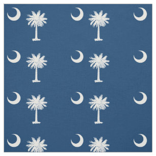 Tecido Bandeira patriótica do estado de South Carolina