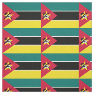 Tecido Bandeira Patriótica Moçambique