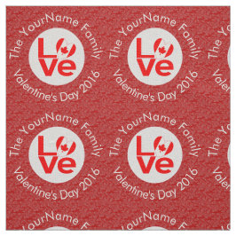Tecido Bandeira Personalizada LOVE Vermelho Canadense
