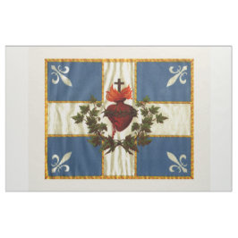 Tecido Bandeira Quebeque antiga Carrilhão Sacré-Cœur