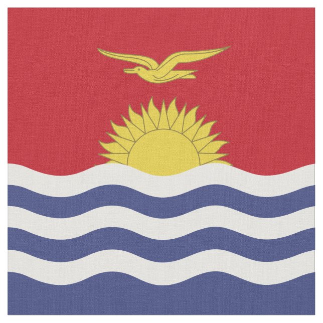 Tecido bandeira quiribatiana (Detalhe)