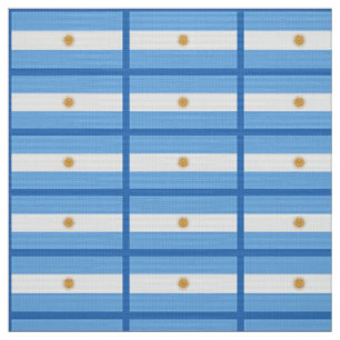 Tecido Bandeira tradicional de Argentina
