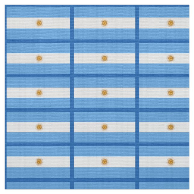 Tecido Bandeira tradicional de Argentina (Modelo)