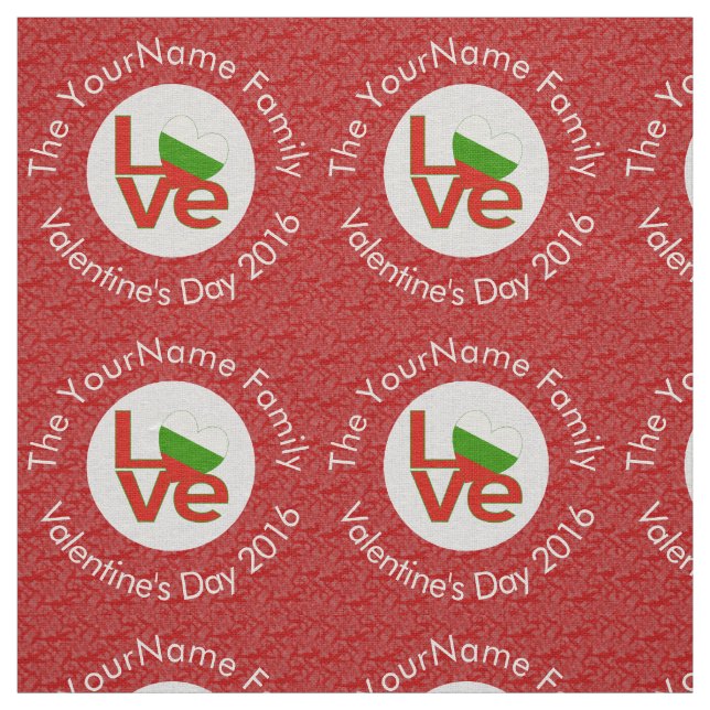 Tecido Bandeira Vermelha Búlgara de Amor Personalizada  (Modelo)