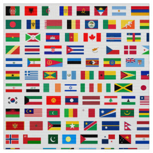 Tecido Bandeiras mundiais