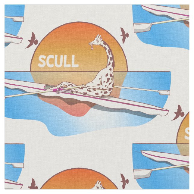 Tecido Barco-Solteiro girafa (Detalhe)