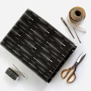 Tecido Bare Fir Trees White em Qualquer Cor ID877