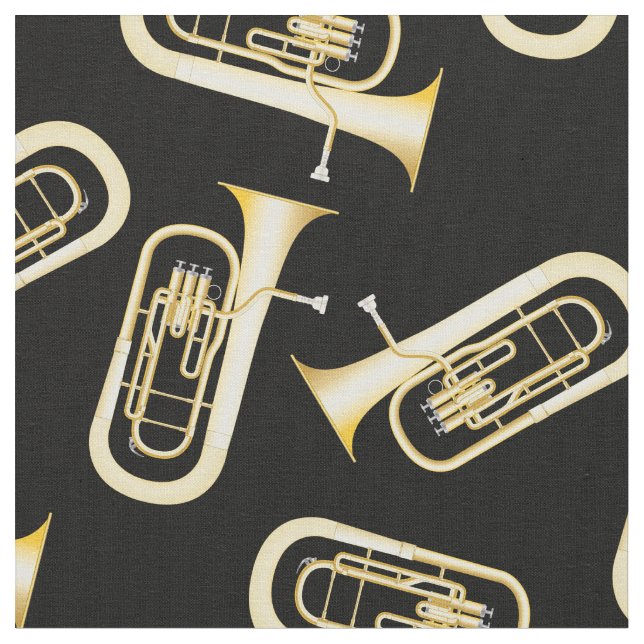 Tecido Baritones Music Musico Room Decor (Detalhe)