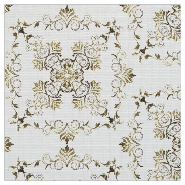 Tecido Baroque. dourado (Modelo)