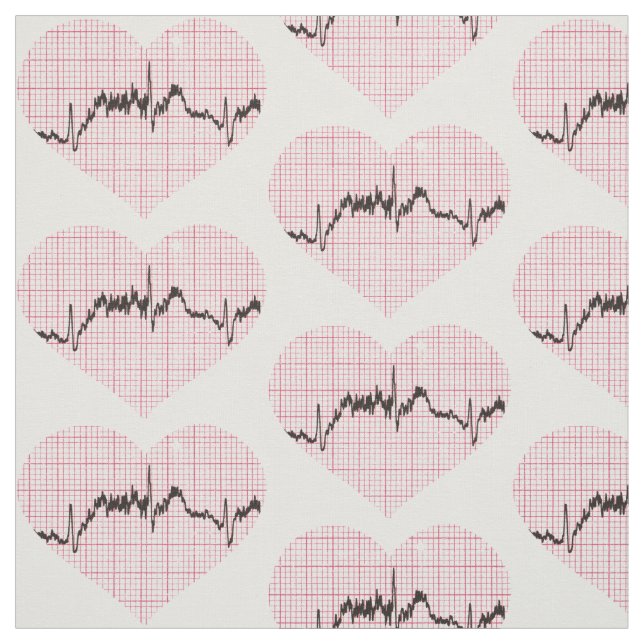 Tecido Batida do Coração VII (Modelo)