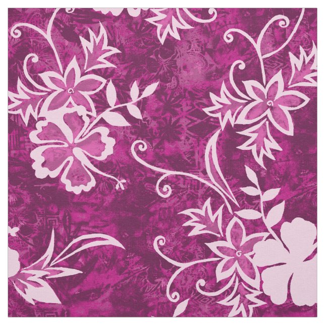 Tecido Batik havaiano do hibiscus de Waimanalo (Modelo)