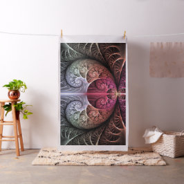 Tecido Batimento cardíaco, Arte fractal abstrata surreal 