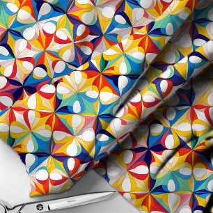 Tecido Bauhaus Geométrico Abstrato Pattern#3 ID1068