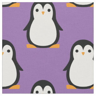 Tecido Bebê Desenho Cartoon Penguin Crianças Fofas Berçár