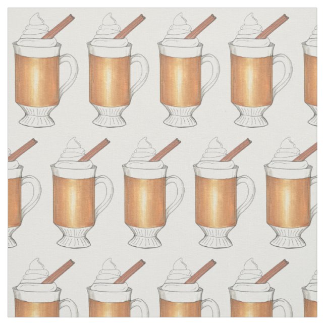 Tecido Bebidas Feriadas De Inverno De Rum Com Manteiga Qu (Modelo)