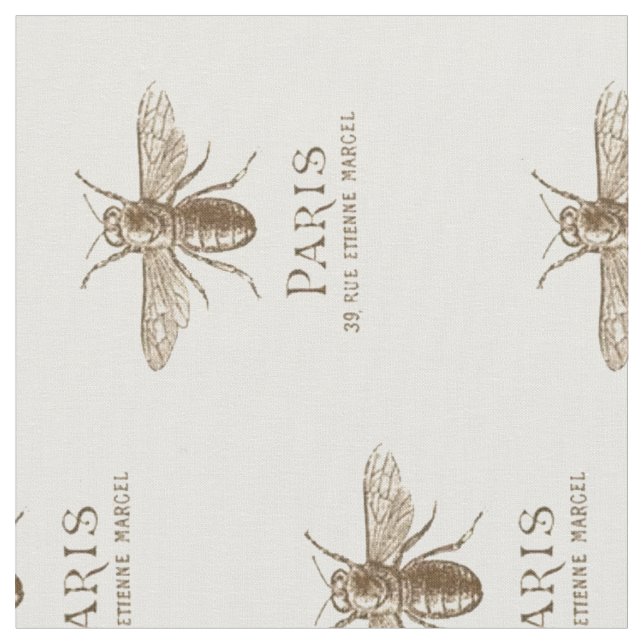 Tecido Bee Paris Vintage (Detalhe)