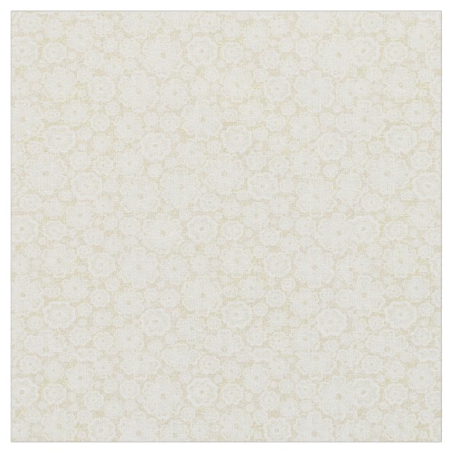 Tecido Beige Floral (Detalhe)
