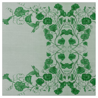 Tecido Beija-flor Verde de Março