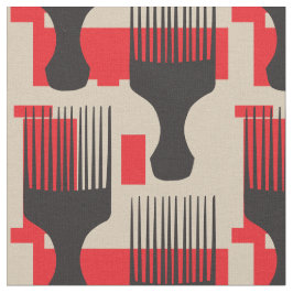 Tecido Beleza natural do cabelo do pente do Afro