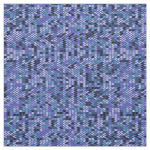 Tecido Belo padrão de tricô azul e roxo
