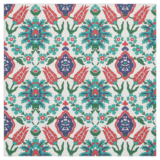 Tecido 💙 ❤️ 💚 Belos azulejos Turcos (Modelo)